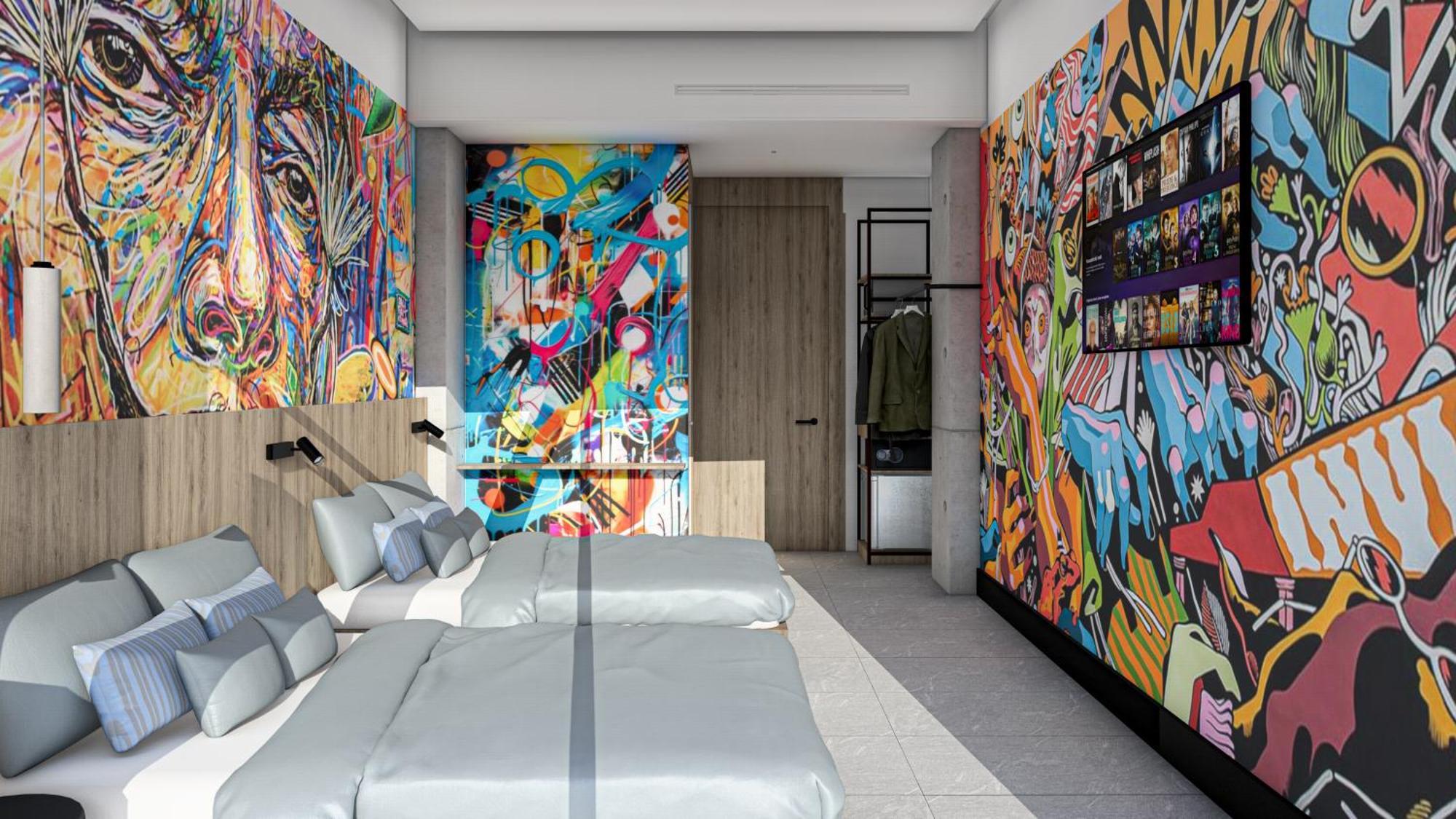 Street Art Hotel Roma Ciudad de México Exterior foto
